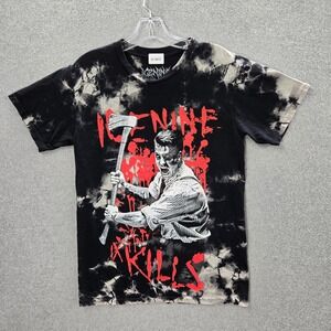 Ice Nine Kills Men Shirt Small Black Tie Dye Axe Murder Crew Neck Short Sleeve